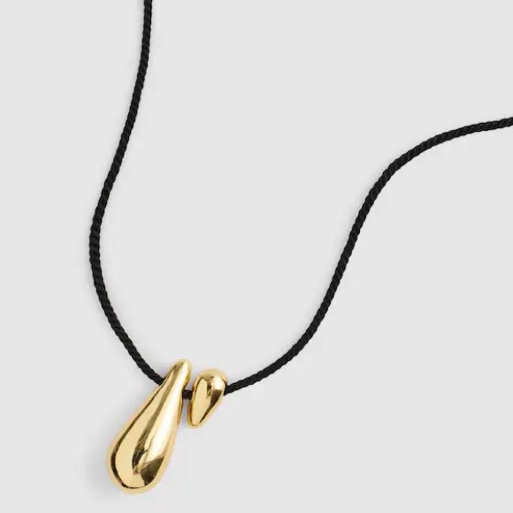 {{madewell}} Double Droplet Pendant Necklace